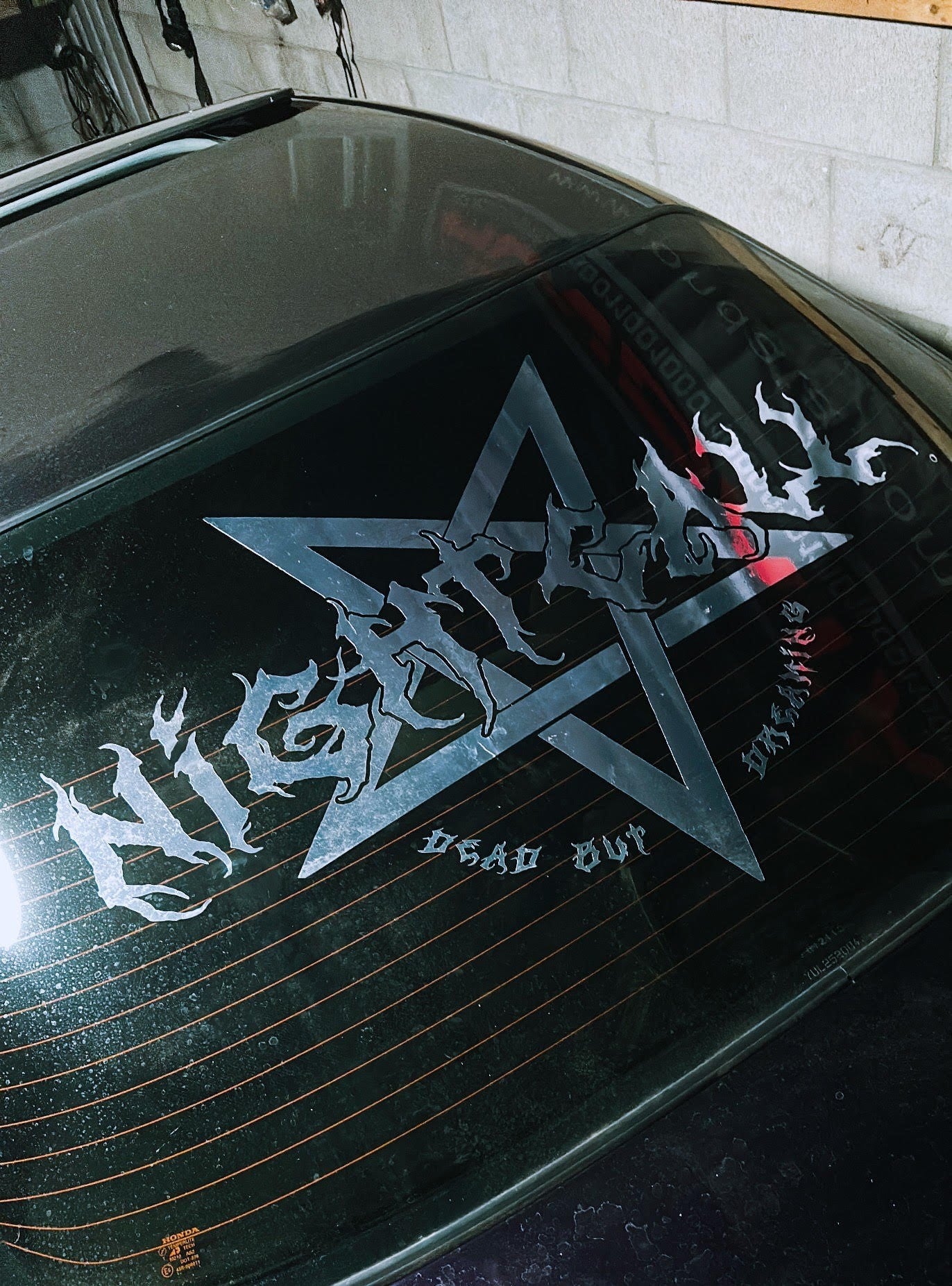 NIGHTCALL PENTAGRAM BACKGLASS BANNER
