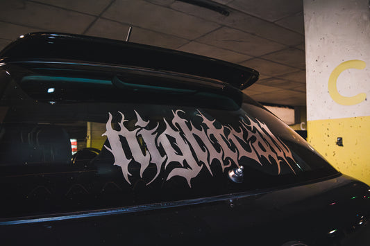 NIGHTCALL LOGO BACKGLASS