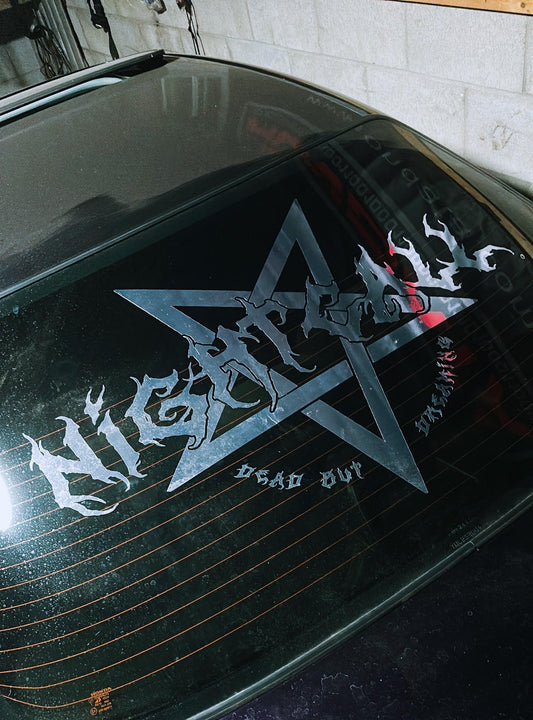 NIGHTCALL PENTAGRAM BACKGLASS BANNER