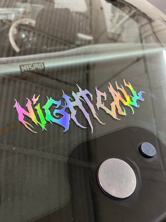 Nightcall Logo 6" Decal